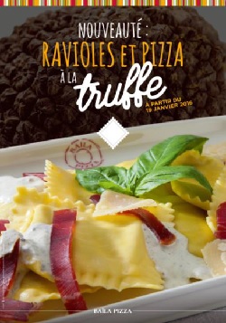 BAÏLA PIZZA lance les recettes à la truffe