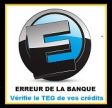 ERREUR DE LA BANQUE