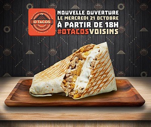 Tacos à la français dans les restaurants O'TACOS